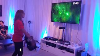 E3 2013 Playing Disneys Fantasia Music Evolved for Kinect [upl. by Nesral]