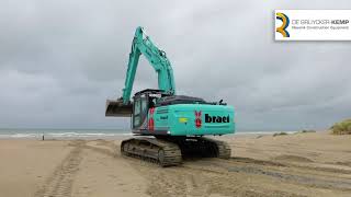 Kobelco SK300LC11 voor Braet [upl. by Vanhomrigh653]