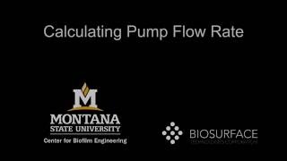 Chapter 10 Calculating pump flow rate [upl. by Nivanod261]