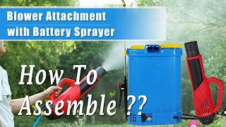 How Mist Blower Attach with Battery Sprayer 9093464068  9046427181 [upl. by Girand499]