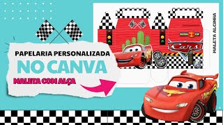 MALETA COM ALÇA I PAPELARIA PERSONALIZADA NO CANVA [upl. by Penni]