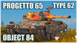 Progetto 65 Object 84 amp Type 62 • WoT Blitz Gameplay [upl. by Aener105]