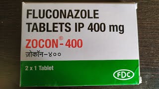 Fluconazole tablets review in Hindi zocon 400 mg tablets [upl. by Coppola]