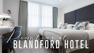 Roomtour London  Blandford Hotel [upl. by Bedad]