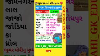 🤔જામનગર જિલ્લાના તાલુકાઓ📚ભૂચર મોરીનુ યુધ્ધ કયાં થયું હતું trending viral short shortsvideo gk [upl. by Jessamine]