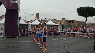 Europei di Atletica Roma 2024 Presentazione Mezza maratona uomini e partenza della gara [upl. by Abel]