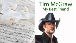 My Best Friend Tim McGraw  Wedding Music Samples [upl. by Nyrroc]