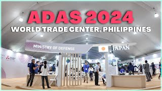 ASIAN DEFENSE AND SECURITY EXHIBITION ADAS 2024 Walking Tour World Trade Center Philippines 4K 🇵🇭 [upl. by Lenahs]