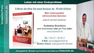 Leben mit Endoprothese Gelenkschmerzen Arthrose Gelenk24 de [upl. by Nagel216]