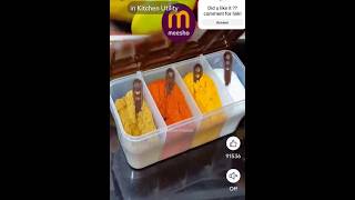 Meesho Finds Random Product  Spice box for kitchen  spice box is just 173rs spicebox meesho [upl. by Heuser]