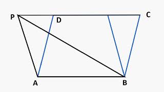 Area of parallelogram and triangle within same parallels  Proof [upl. by Vernon910]