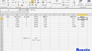 Excel Grundlagen Absolute Zellbezüge [upl. by Acirat]