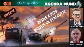 Rússia vsUcrâniaOTAN mísseis do apocalipse  Entrevista com Fabiano Mielniczuk  Agenda Mundo [upl. by Daenis]