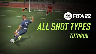 FIFA 22  All Shot Types [upl. by Leandra60]