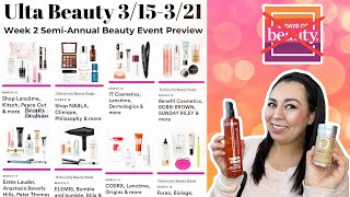 ULTA SEMI ANNUAL BEAUTY EVENT WEEK TWO OF ULTA DEALS [upl. by Brelje]