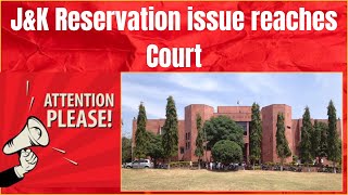 JampK Reservation issue reaches Court [upl. by Mcgean]