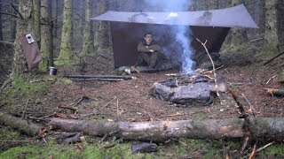 3 Day Bushcraft Wild Camp in The Galloway National Park Scotland With A Friend [upl. by Oinimreh607]