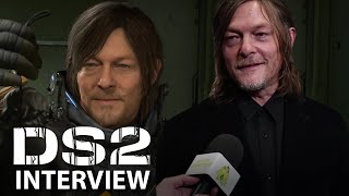 Death Stranding 2s Norman Reedus Talks Aggressive Tone and Hideo Kojima Yelling at Him  Interview [upl. by Anitsrik]