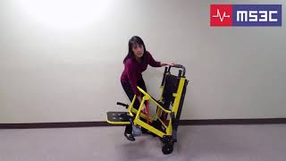 MS3C300TSB Battery Operated Stair Assist Stair Evacuation Chair Features and Demo [upl. by Legyn]