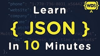 Learn JSON in 10 Minutes [upl. by Eisus]