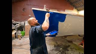 how to gelcoat a boat [upl. by Vidovic453]