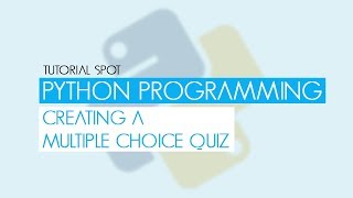 Python Programming  Multiple Choice Quiz [upl. by Auhsaj]