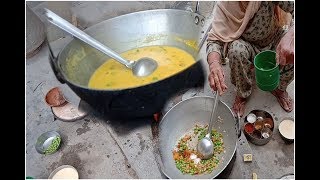 Granny prepared matar kadhi at home 💕 easy to make kadhi 💕 Punjabi style kadhi [upl. by Lehet990]