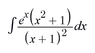 Integral de exx21x12 dx [upl. by Avenej]