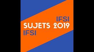 Sujet infirmier 2020 les sujets IFSI 2020 concours infirmière liste B 2020 Loral reconversion [upl. by Akirdnas129]