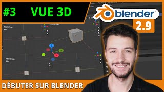 3  NAVIGATION DANS LENVIRONNEMENT 3D  Débuter sur Blender TUTO FR [upl. by Akers]