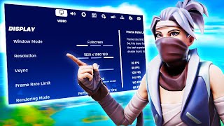 The BEST Fortnite Settings for Chapter 5 Guide Increase FPS Reduce Input Delay [upl. by Ellehcir]