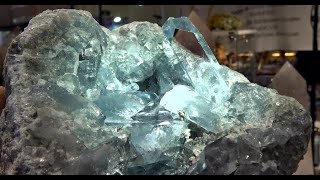 The BEST Celestite ever Gem Faire Sacramento CA Oct 2024 On the Road w Frank [upl. by Deland388]