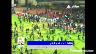 Egypt football violence leaves scores dead in Port Said [upl. by Eiralav]