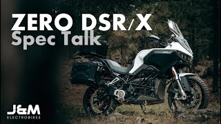 Zero DSRX Spec Talk Review  The Electric Adventure Motorbike [upl. by Anirbus]