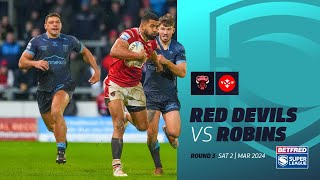 Highlights  Salford Red Devils v Hull KR  2024 Betfred Super League Round 3 [upl. by Gamin]