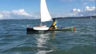 Open Canoe Sailing Group  Bucklers Hard to the Isle of Wight [upl. by Dimo]