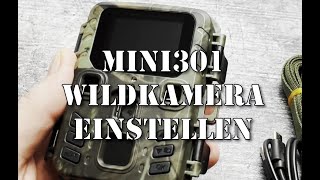 Mini Wildkamera für 40 € die MiNi 301 einrichten  Test und Meinung [upl. by Enilrem]