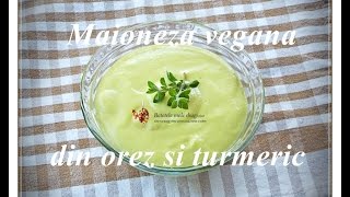 Maioneza vegana din orez si turmeric in Optimum 9200A [upl. by Oiciruam]