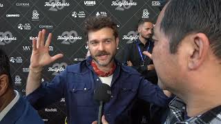 Alden Ehrenreich Carpet Interview at Hollyshorts Film Festival 2024 [upl. by Burney]