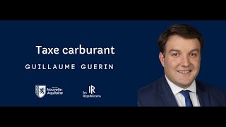 TICPE  Taxe carburant 2025  Guillaume Guerin [upl. by Blanding710]