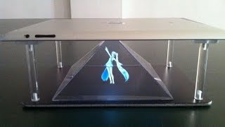 3D hologram iphone  Samsung  smartphone or tablet ebay kit stand kit [upl. by Eldnik343]