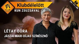 A szétszakított színházi szakmáról Létay Dóra színésznő [upl. by Noffets817]