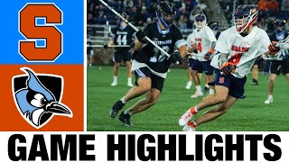 9 Syracuse vs 2 Johns Hopkins Lacrosse Highlights  2024 College Lacrosse  NCAA Lacrosse [upl. by Alidia]