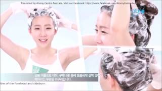 Atomy Bubble amp Color How to hair dye  Korean With English Subtitle [upl. by Mcclelland100]