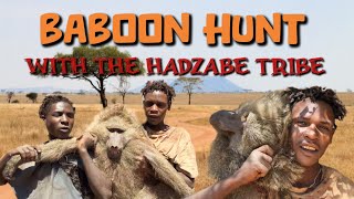 BABOON HUNT With The Hadzabe Tribe [upl. by Aciras860]