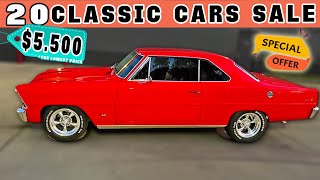 Discovering Rare Finds 20 CHEAP Classic Cars For Sale from Original Owners [upl. by Yliram]