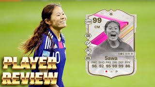 ¡DEMASIADA CARISMA REVIEW SAWA 99 FUTTIES ICON EAFC 24 FIFA 24 [upl. by Enerod]