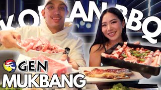 GEN KOREAN BBQ MUKBANG  AYCE MEAT amp SEAFOOD  OAHU HAWAII [upl. by Llecram]