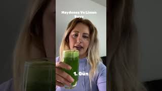 Detoks Suyu Maydonoz Ve limon 7 Gün detokssuyu ödematıcı limon maydonoz [upl. by Hurff]