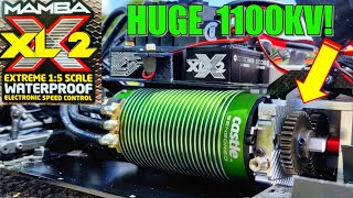 XLX2 amp 1100kv LEGIT quotALL DAY 100 Mph setupquot Arrma Infraction V2 [upl. by Noside]